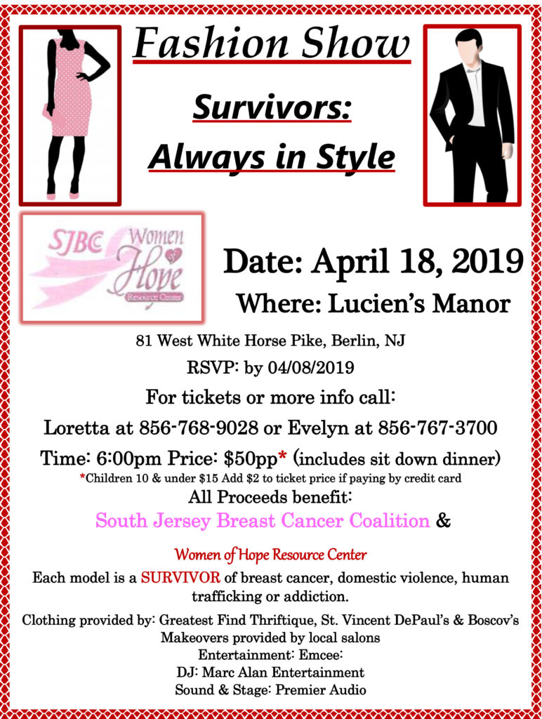 Fashion Show - Survivors: Always in Style @ Lucien’s Manor | Berlin | New Jersey | United States