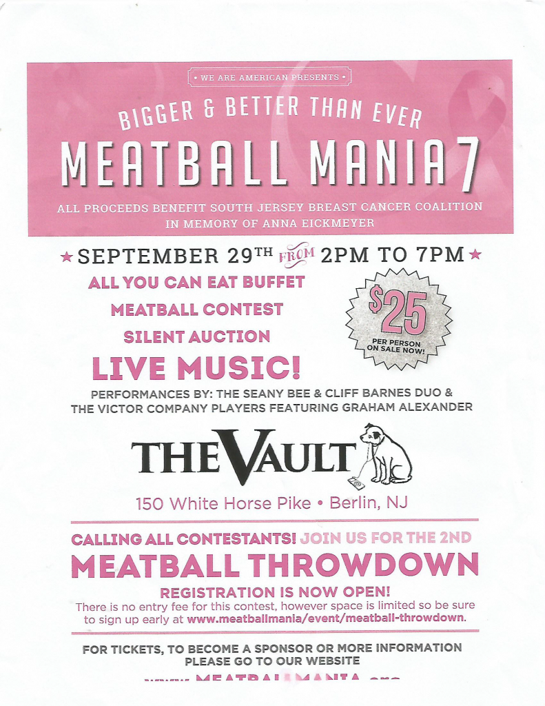 Meatball Mania 7 @ The Vault | Berlin | New Jersey | United States