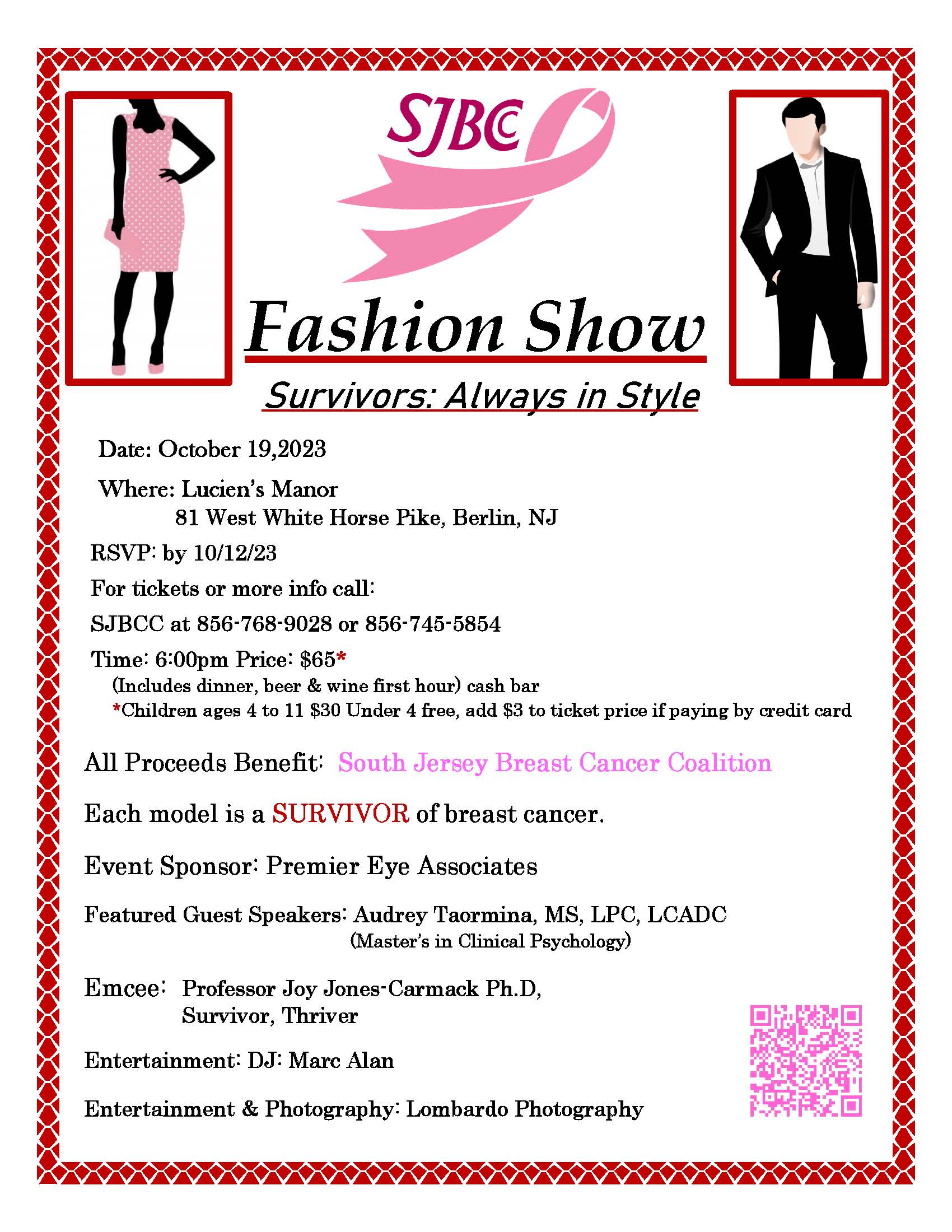 Survivors, Always in Style Fashion Show 2023 @ Lucien’s Manor | Berlin | New Jersey | United States