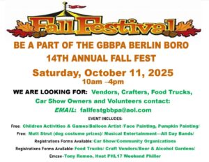 14th annual GBBPA BERLIN BORO FALL FESTIVAL @ Berlin | New Jersey | United States